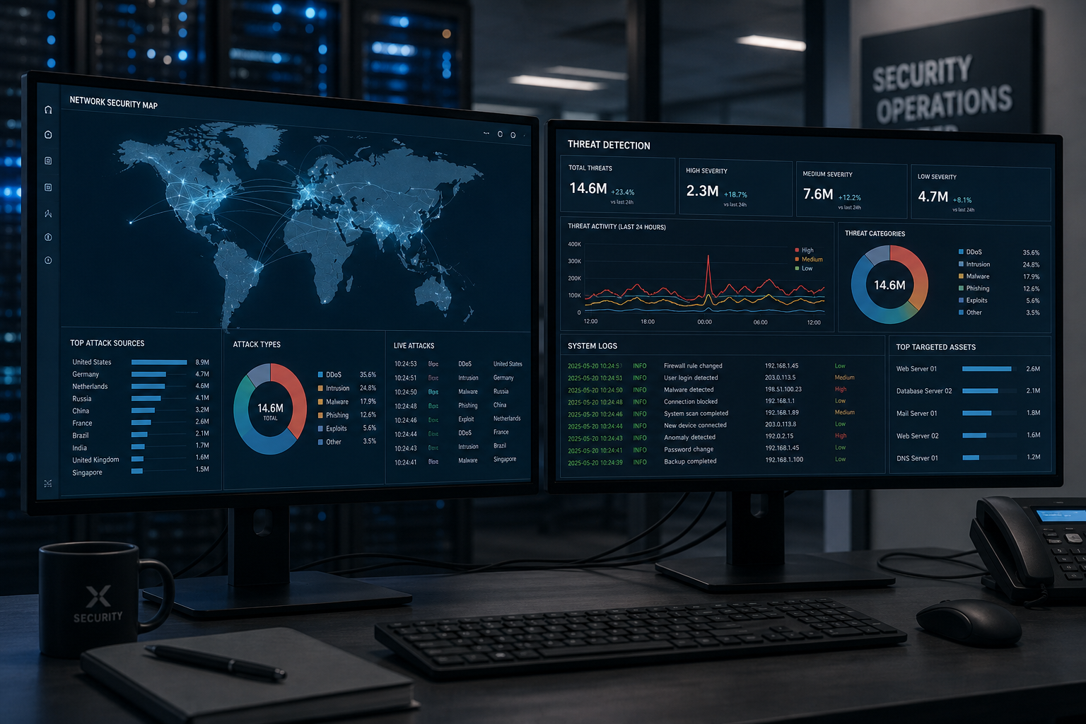 Security monitoring infrastructure — PIXYM LIMITED cybersecurity systems